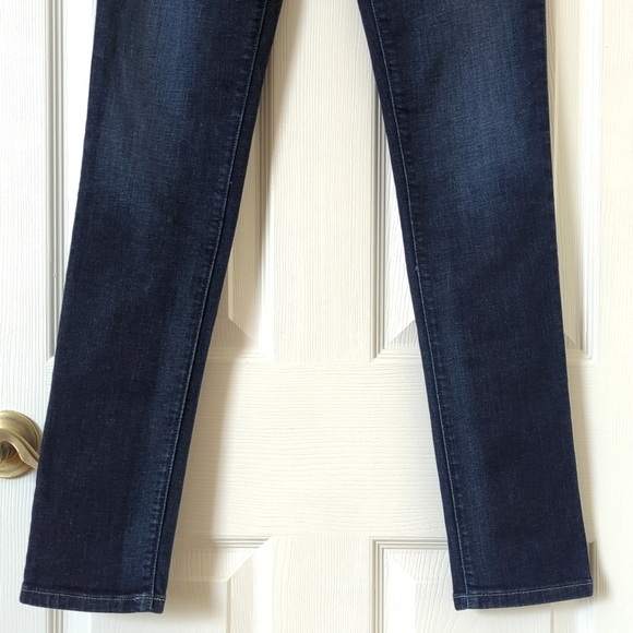 Pilcro Anthropologie Stet Classic Dark Wash Low Rise Full Length Skinny Jeans 27 - Picture 3 of 15